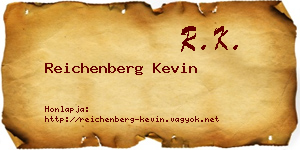 Reichenberg Kevin névjegykártya