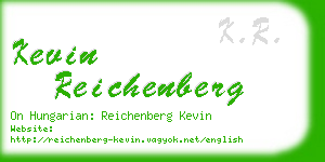 kevin reichenberg business card